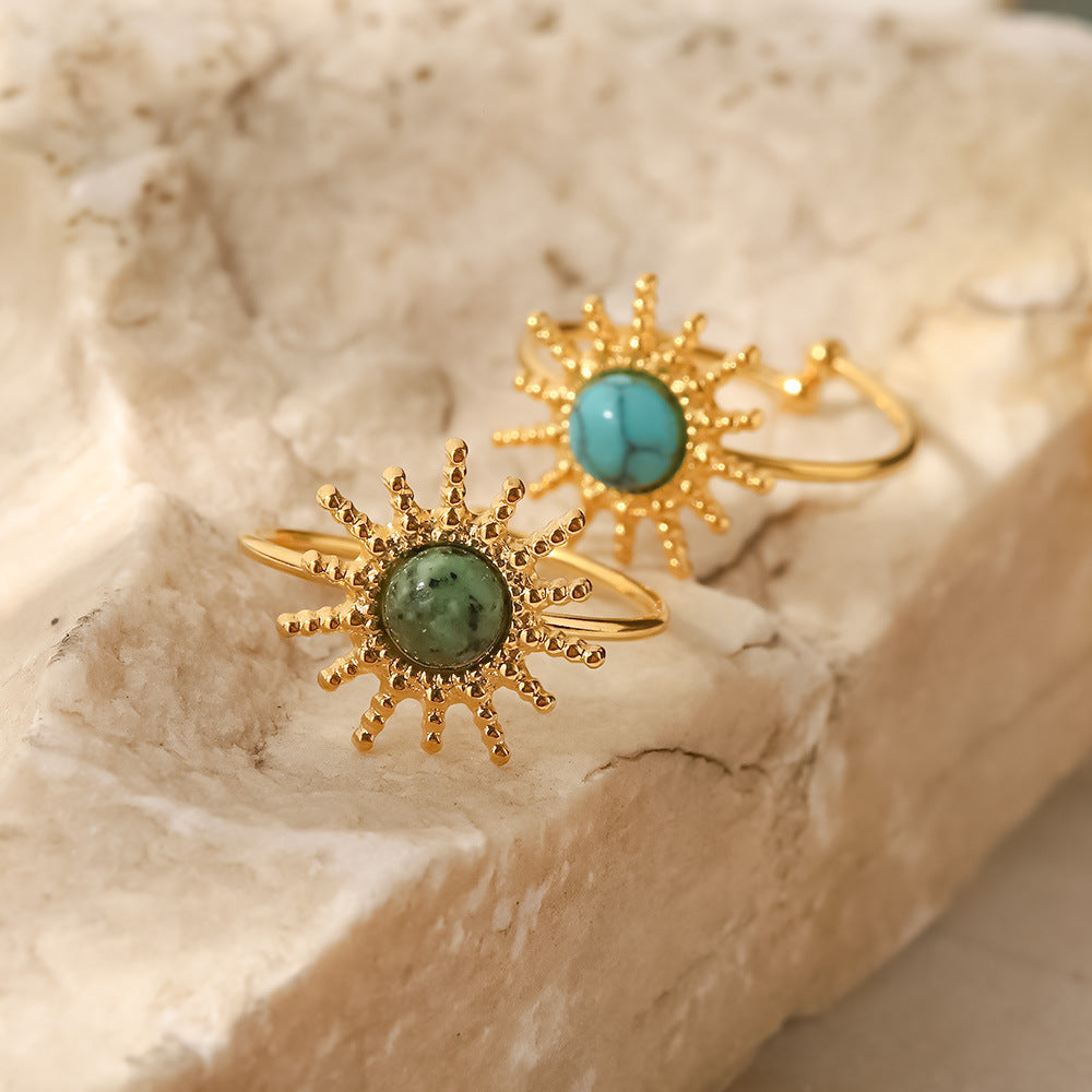 Anillo Aura Solar • Colección Orígenes • Acero 316L