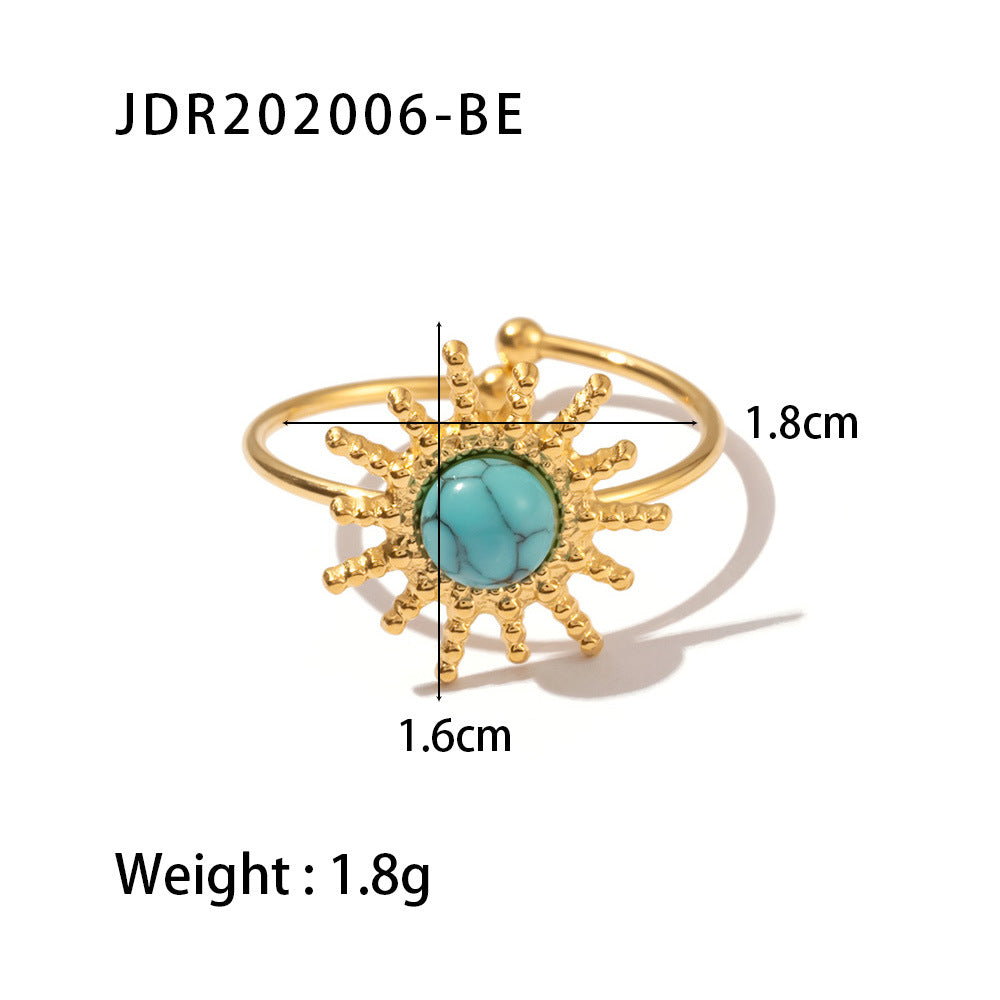 Anillo Aura Solar • Colección Orígenes • Acero 316L