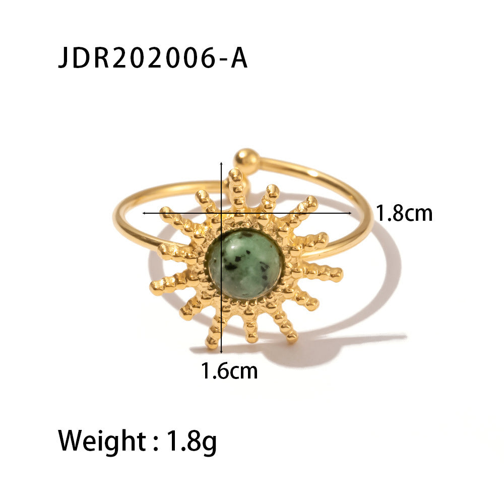 Anillo Aura Solar • Colección Orígenes • Acero 316L