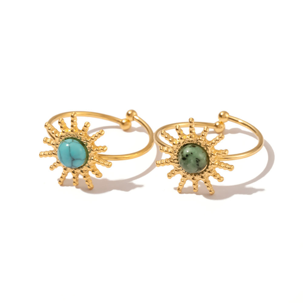 Anillo Aura Solar • Colección Orígenes • Acero 316L